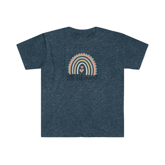 You are enough Rainbow Softstyle T-Shirt