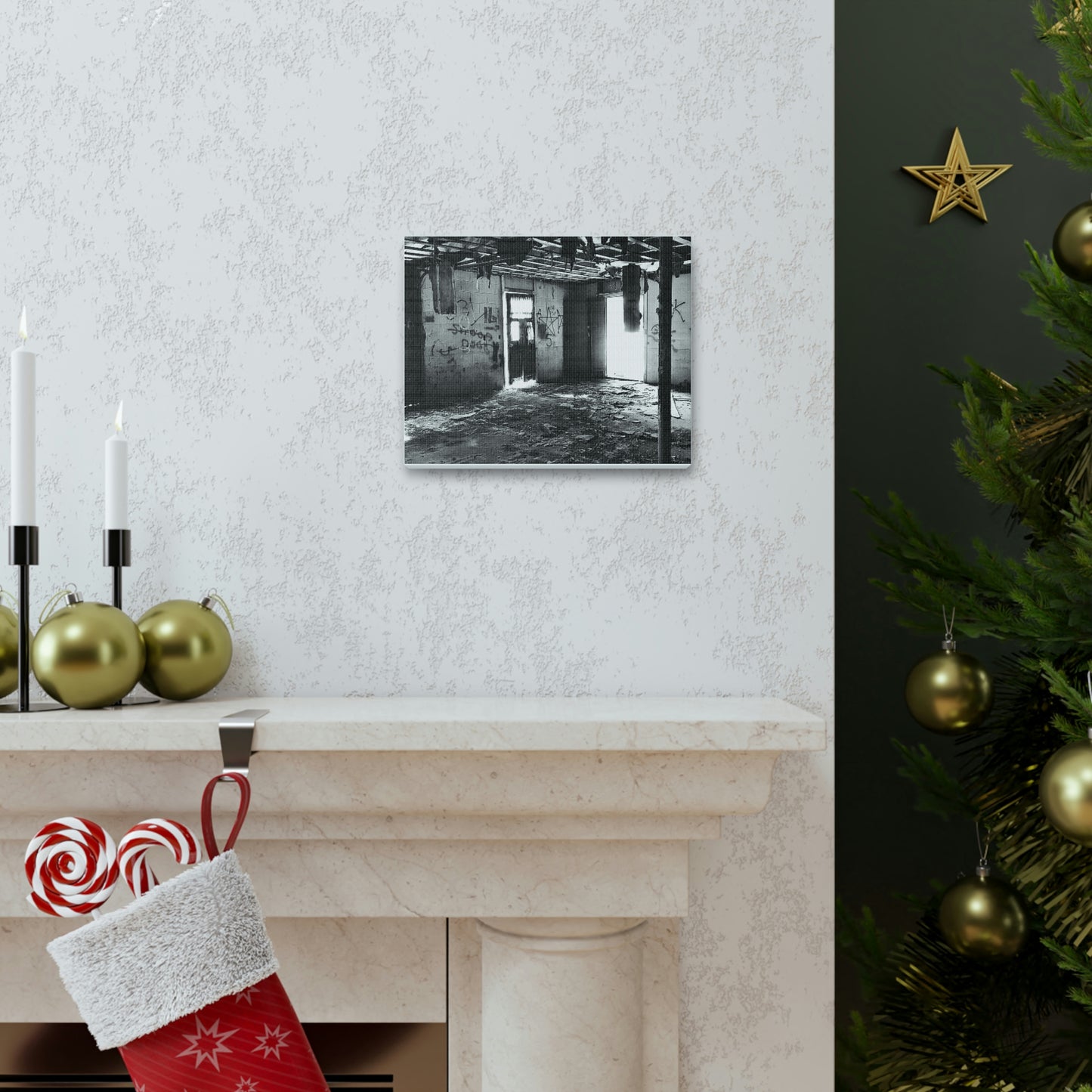 Dirty Beautiful Canvas; Grey Scale Photography Canvas