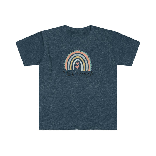 You are enough Rainbow Softstyle T-Shirt