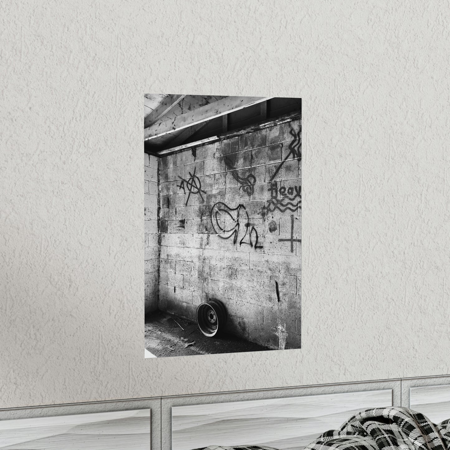 Beauty from Within Premium Matte Poster, Grey Scale Photography