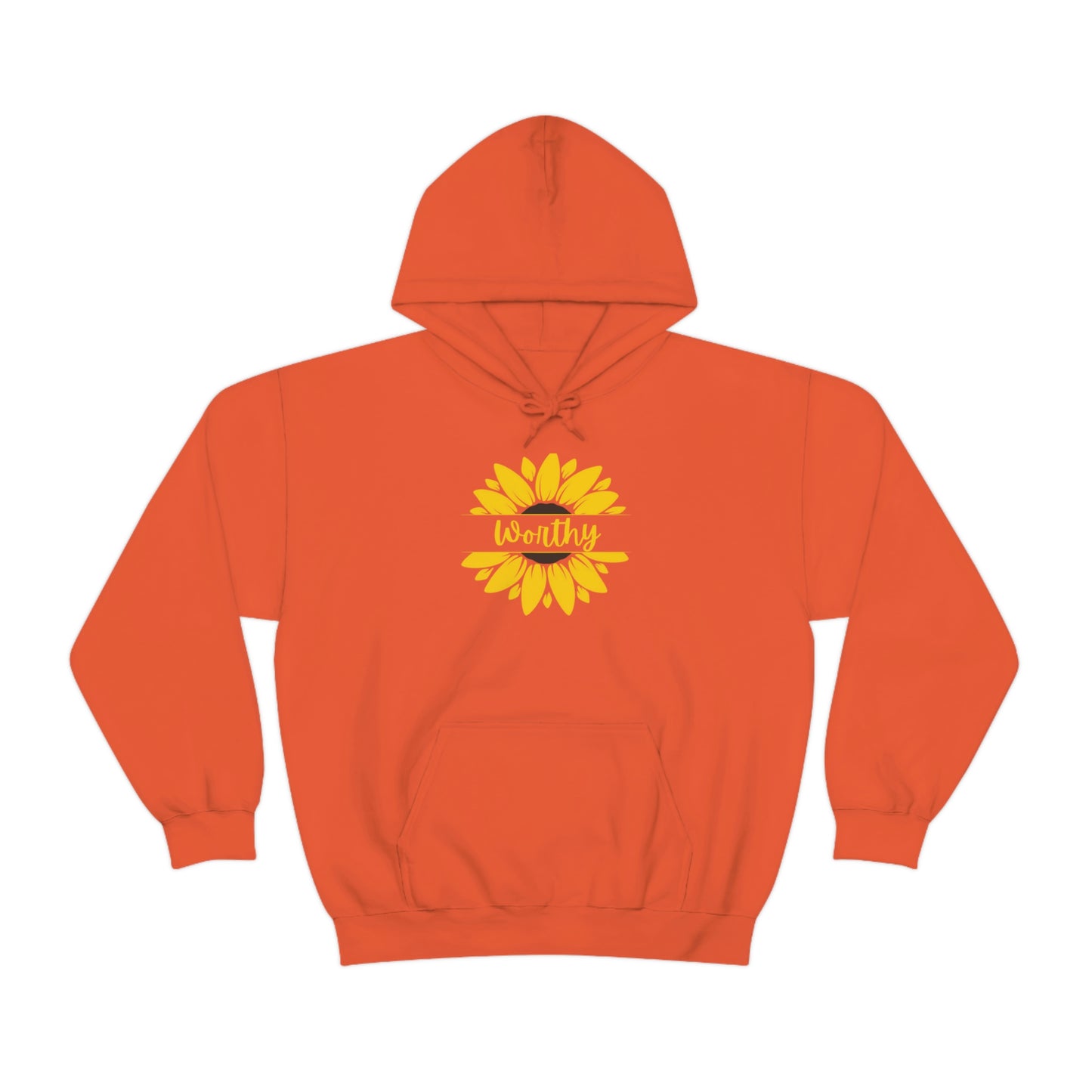 Worthy Sunflower Hooded Sweatshirt; Worthy Sunflower Hoodie