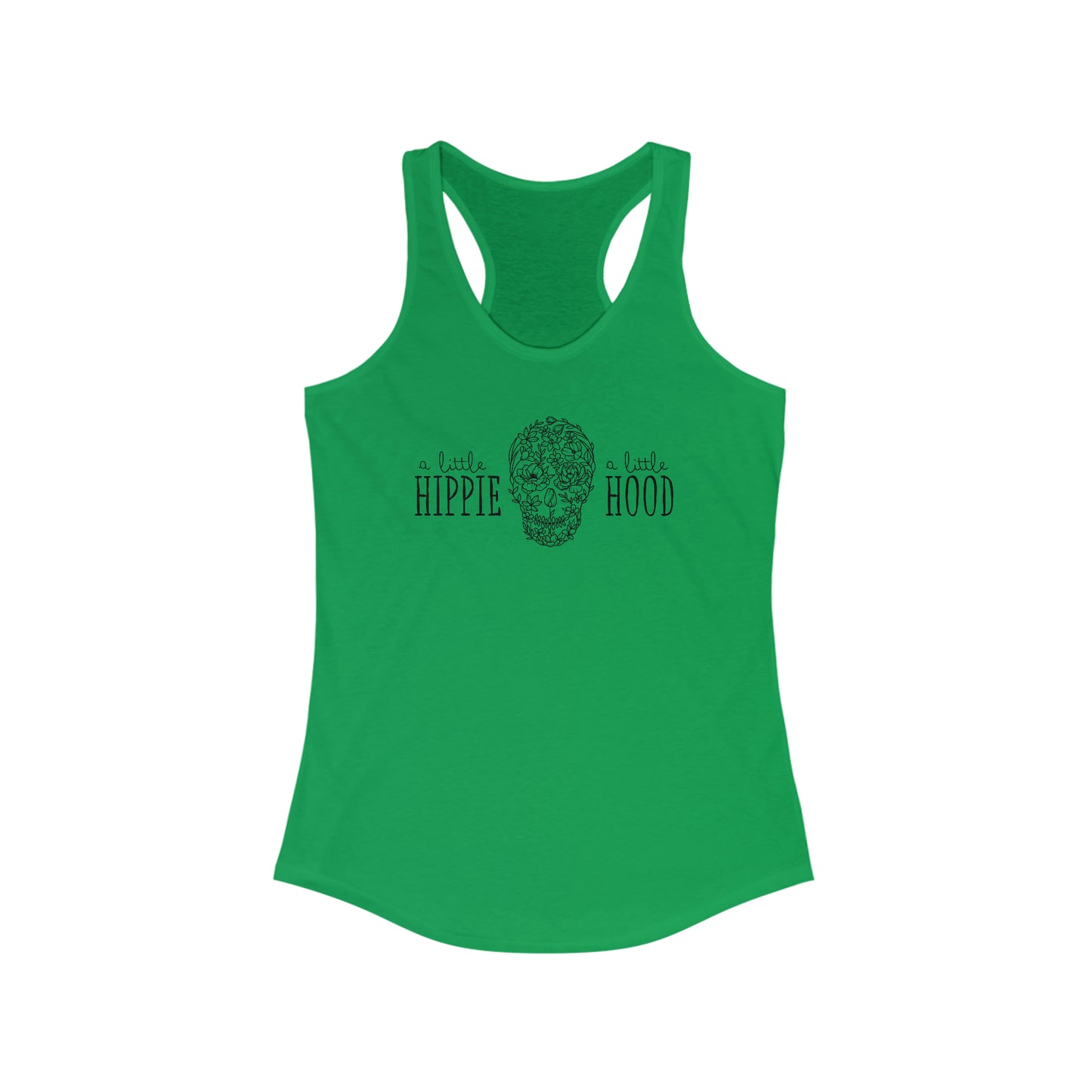 Little Hippie, Little Hood Racerback Tank