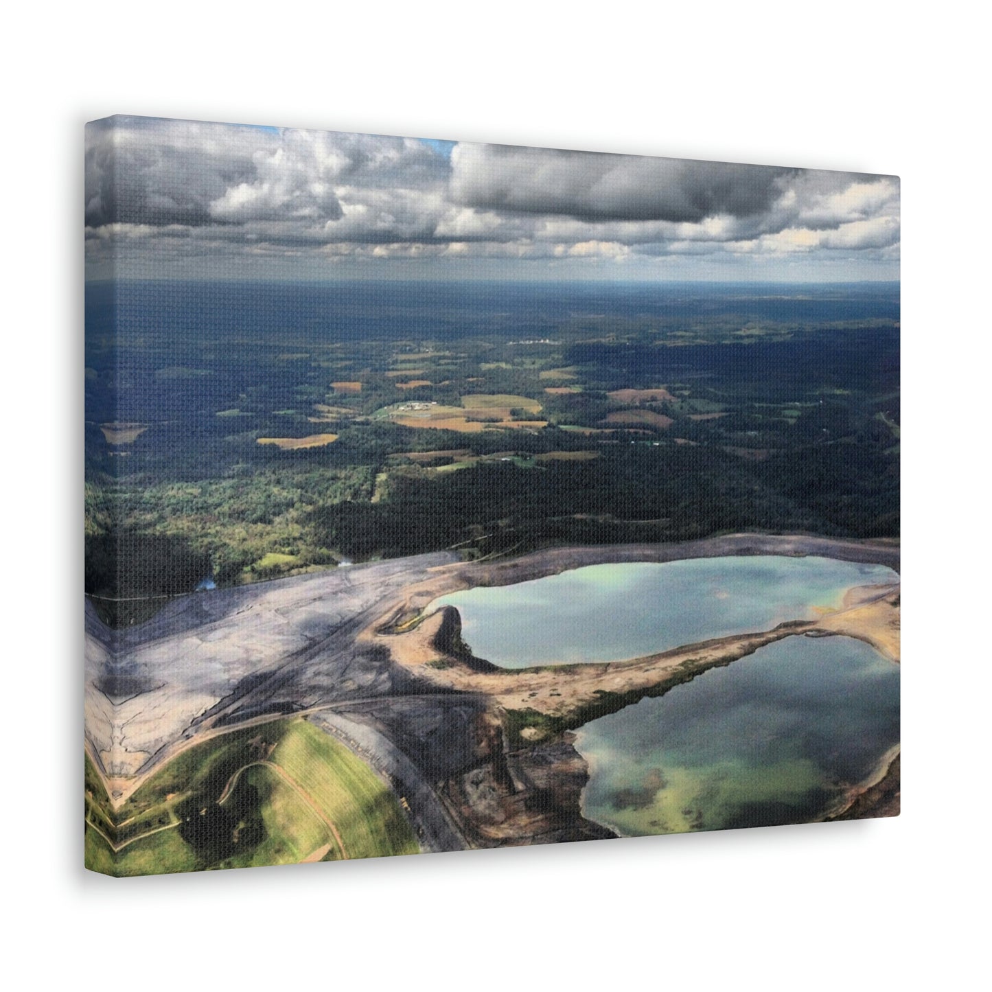 Sky View Canvas; Aerial Photography Canvas Print