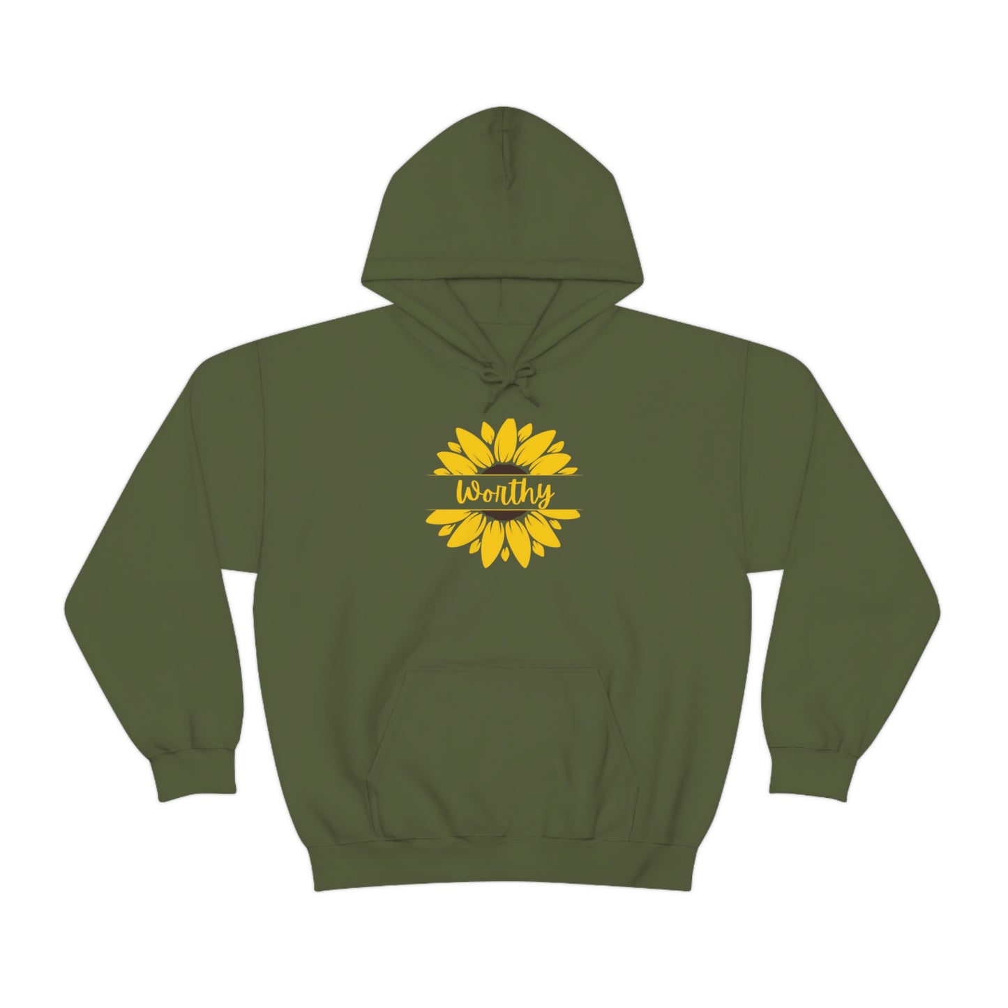 Worthy Sunflower Hooded Sweatshirt; Worthy Sunflower Hoodie