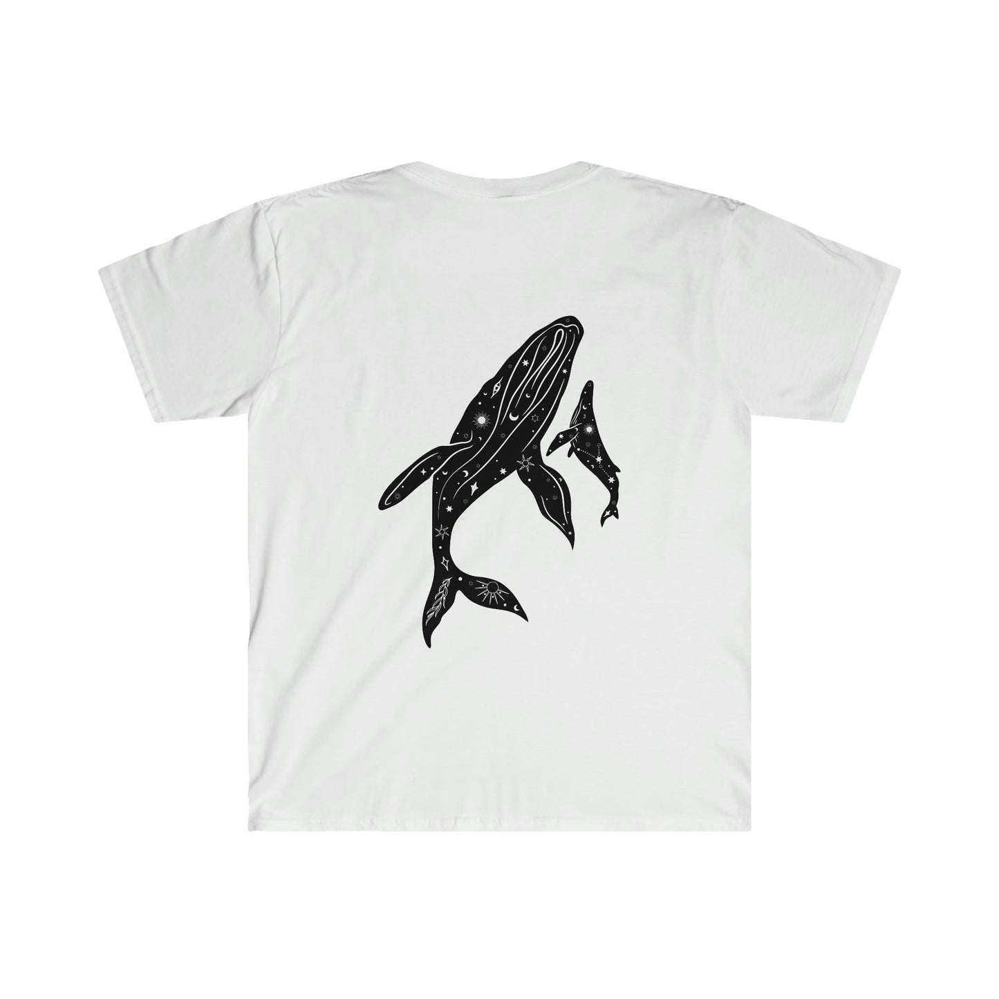 Whale Softstyle Shirt; Whale is Always There; Unisex T-Shirt