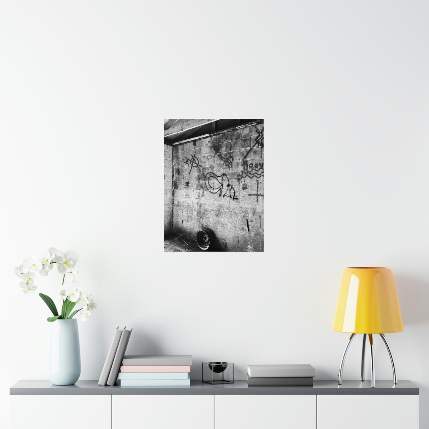 Beauty from Within Premium Matte Poster, Grey Scale Photography