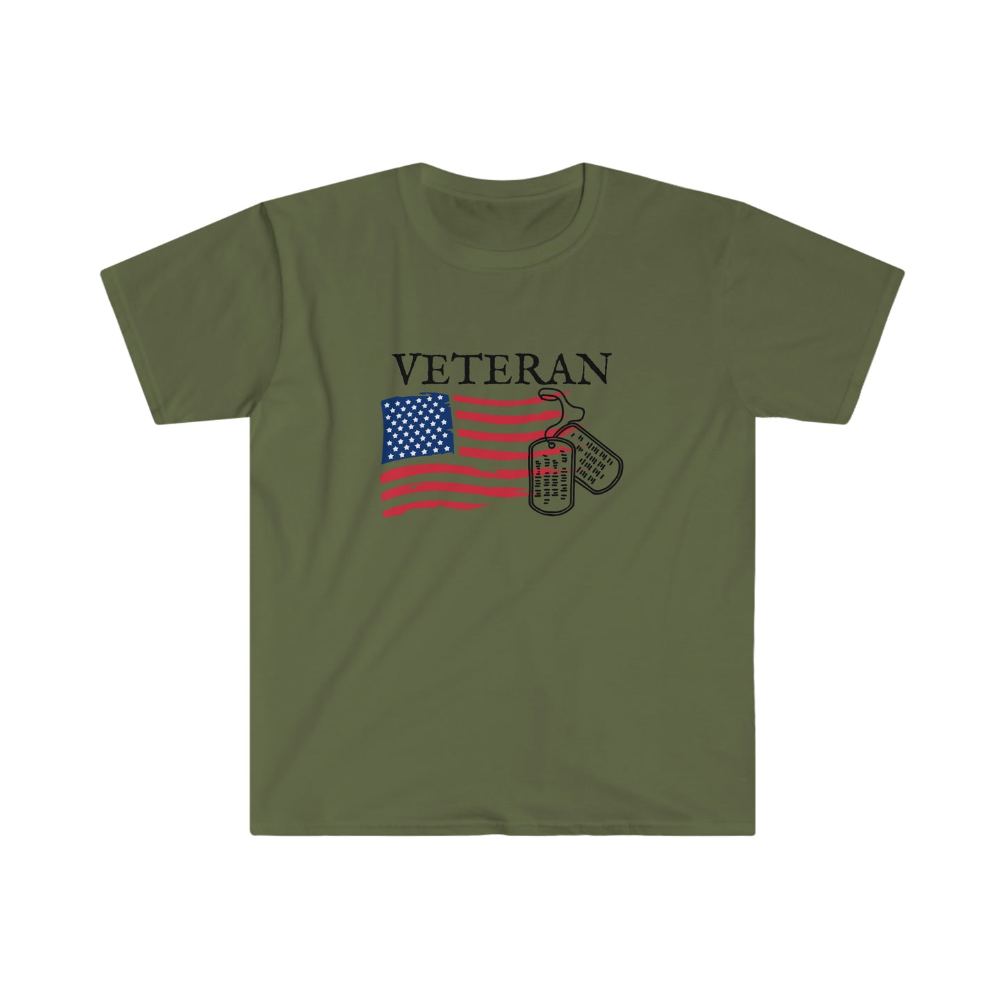 Veteran Softstyle T-Shirt; Veteran Shirt