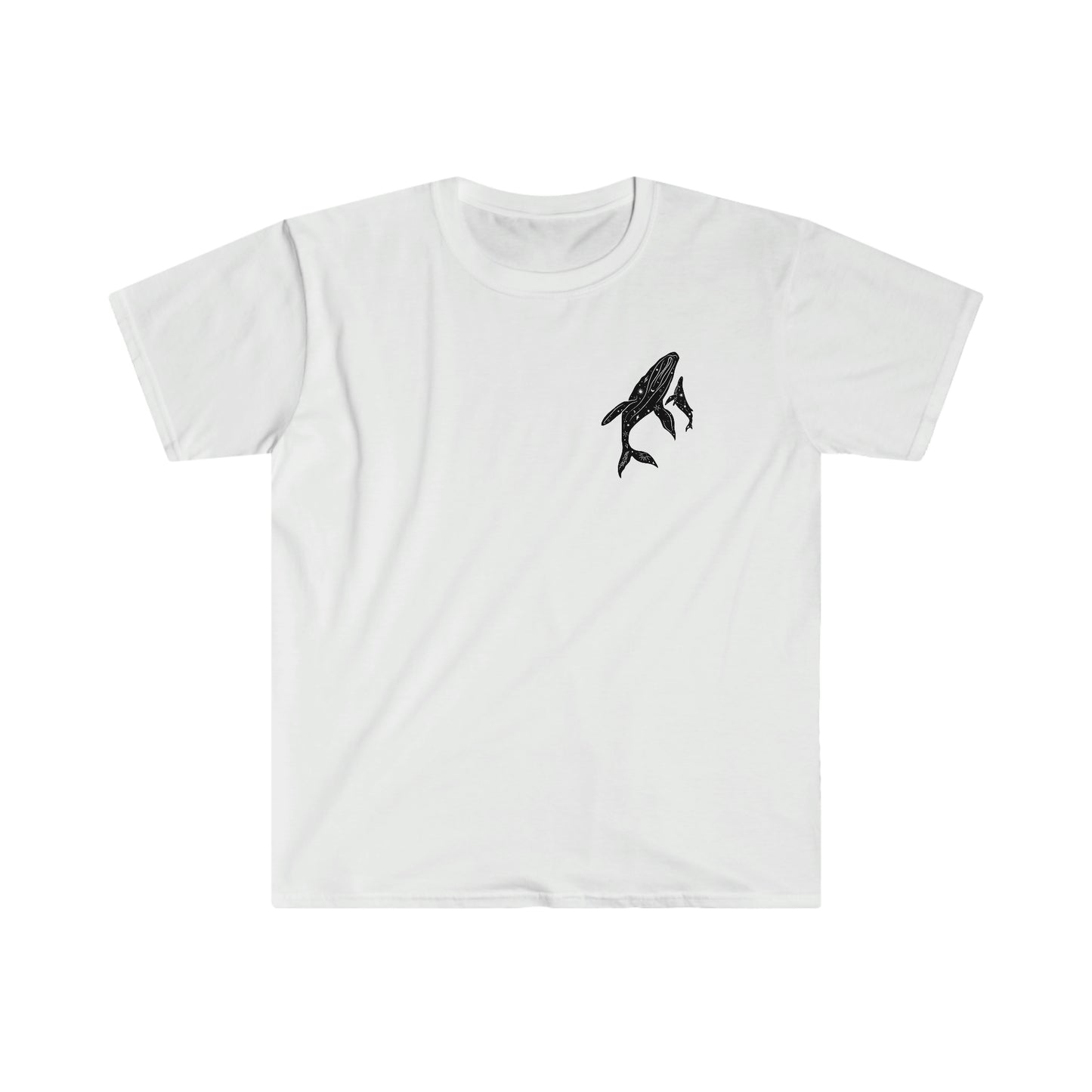 Whale Softstyle Shirt; Whale is Always There; Unisex T-Shirt