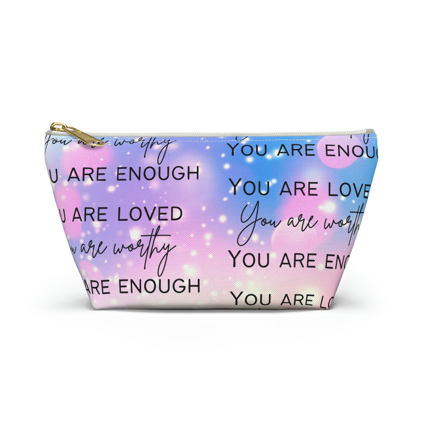 You Are... Worthy, Enough, Loved Mermaid Cosmetic/Travel Bag