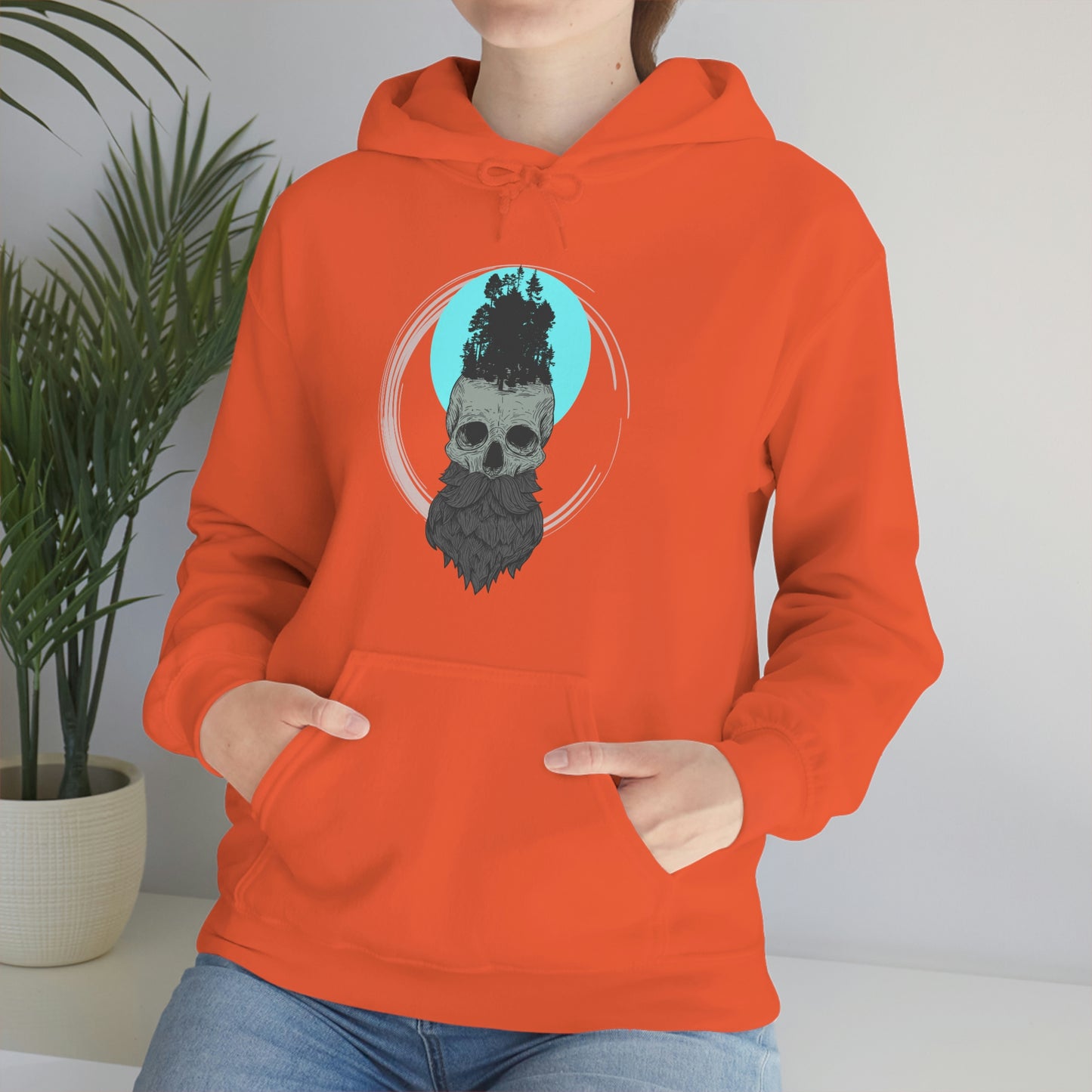 Big and Bearded Hoodie; Bearded Skull Hoodie