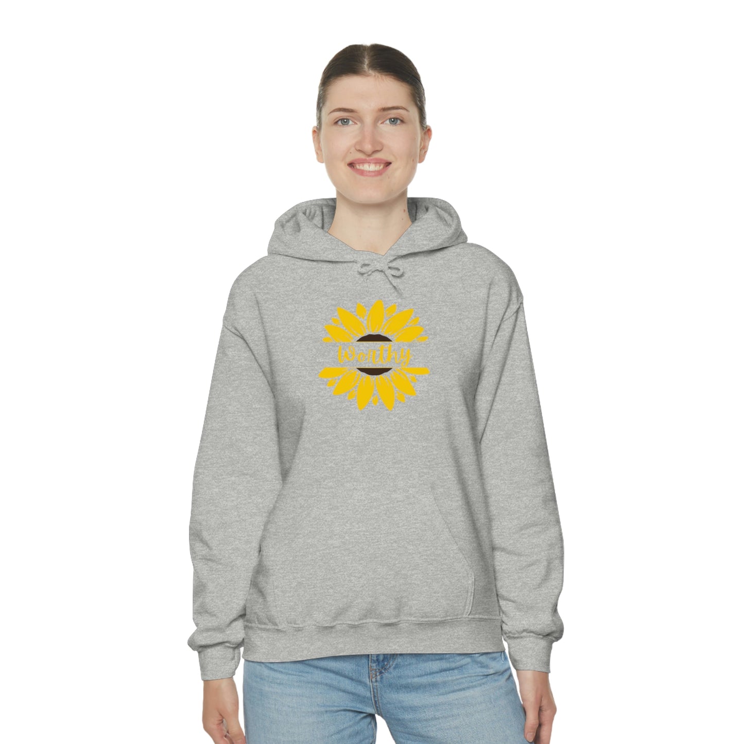 Worthy Sunflower Hooded Sweatshirt; Worthy Sunflower Hoodie