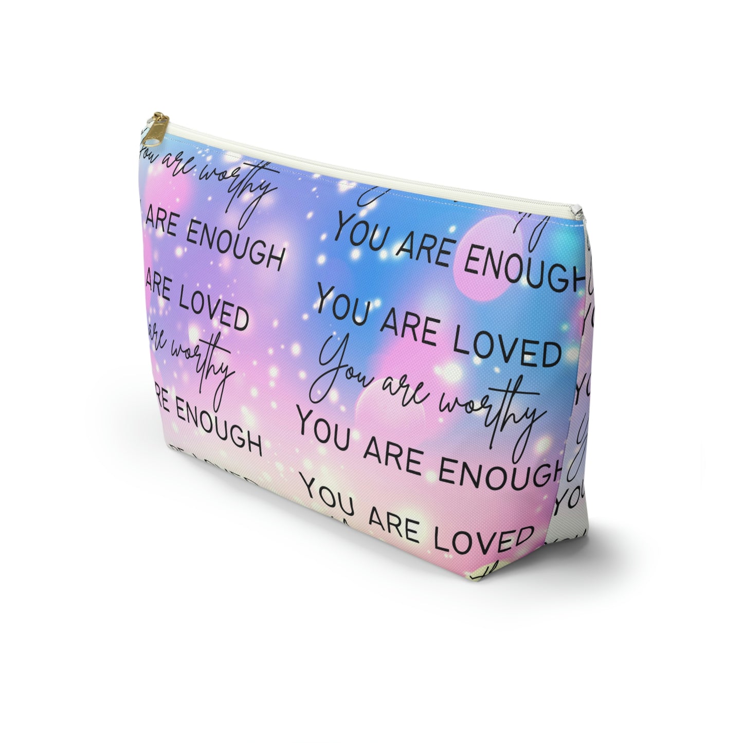 You Are... Worthy, Enough, Loved Mermaid Cosmetic/Travel Bag