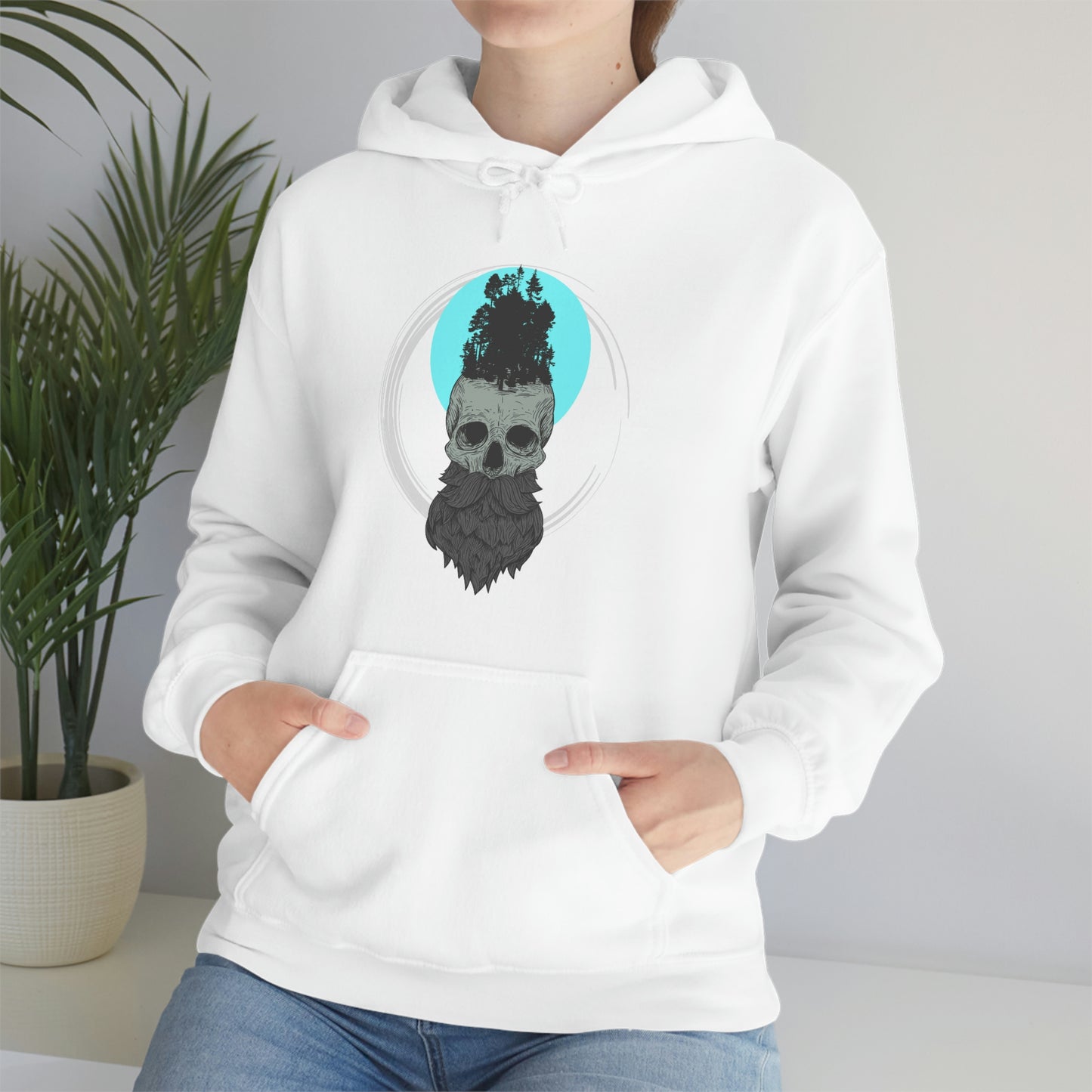 Big and Bearded Hoodie; Bearded Skull Hoodie