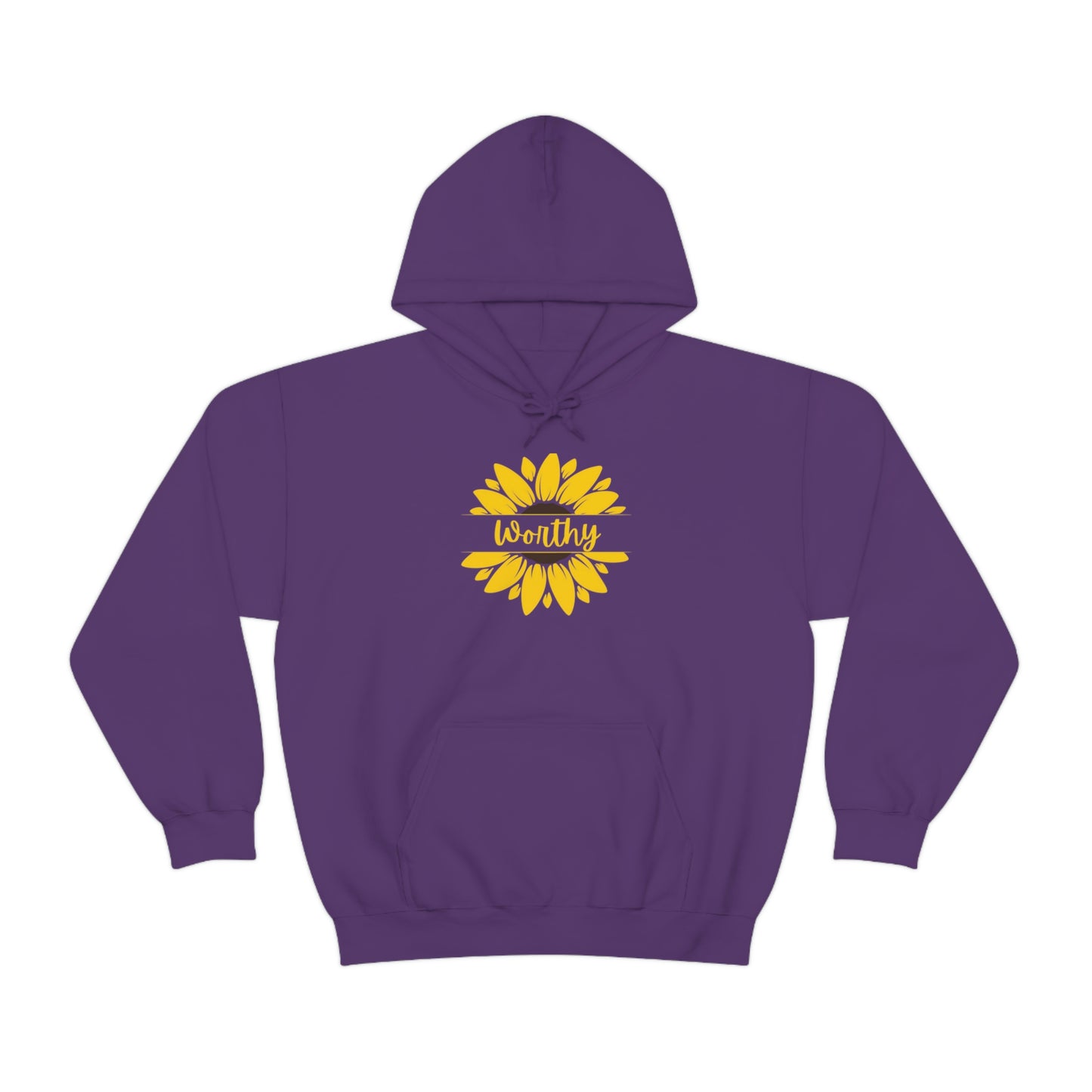 Worthy Sunflower Hooded Sweatshirt; Worthy Sunflower Hoodie