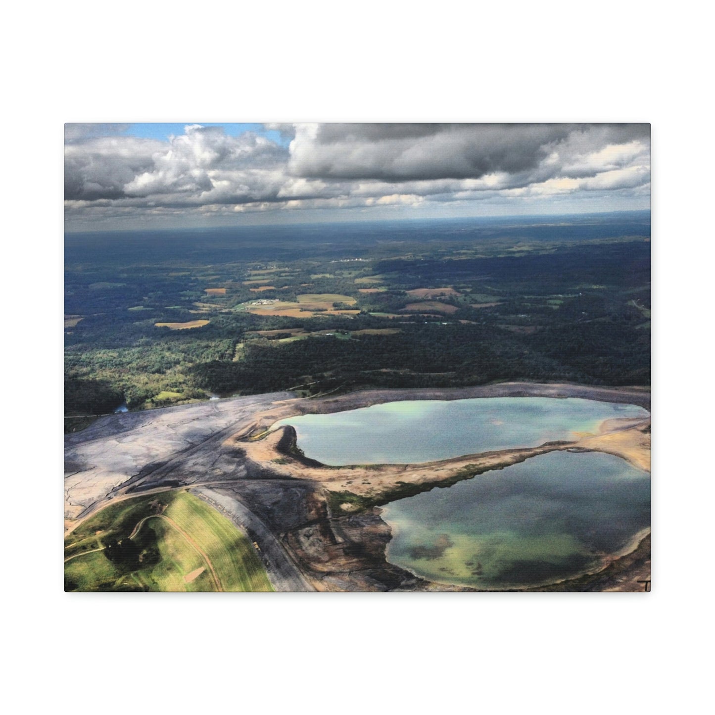 Sky View Canvas; Aerial Photography Canvas Print