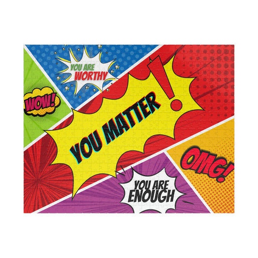 You Matter Comic Book Style Puzzle