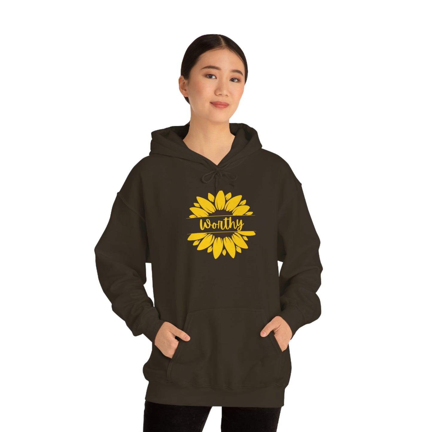 Worthy Sunflower Hooded Sweatshirt; Worthy Sunflower Hoodie