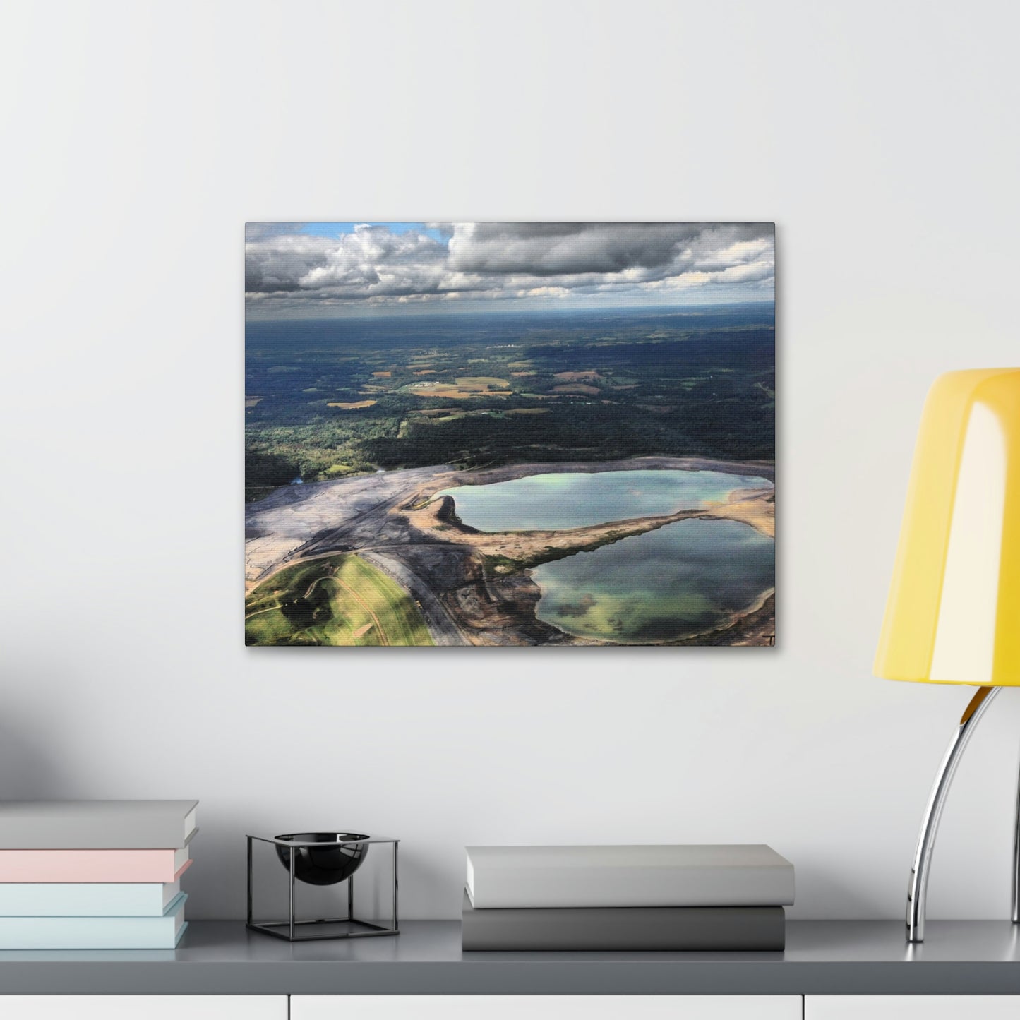 Sky View Canvas; Aerial Photography Canvas Print