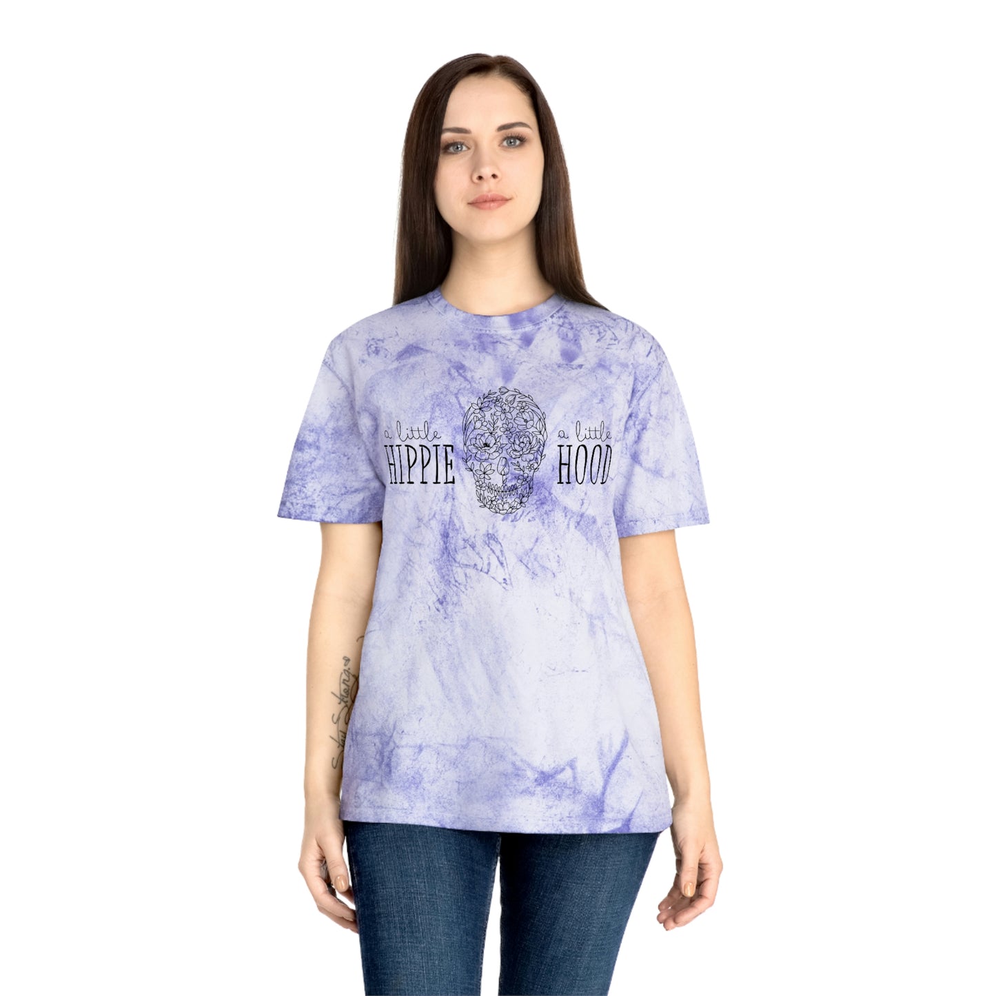 A Little Hippie, A Little Hood Color Blast T-shirt