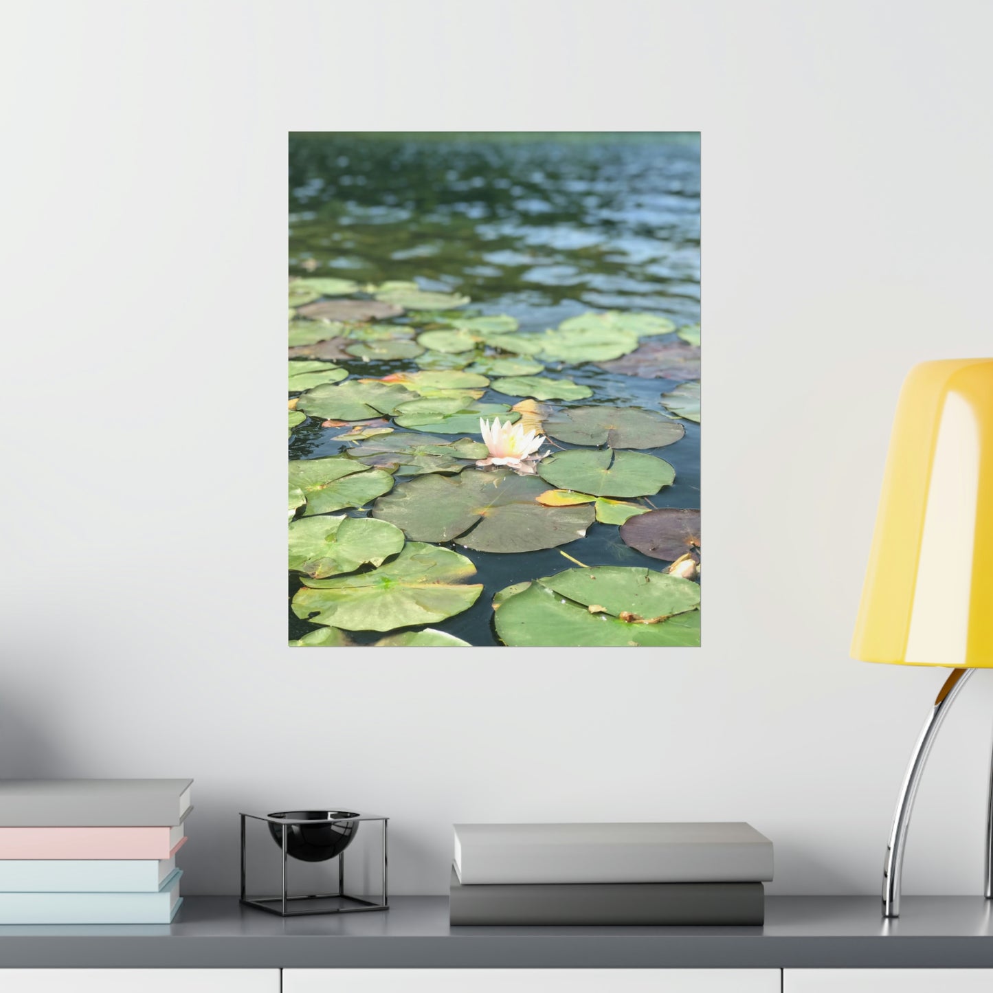 Lone Lilly Premium Matte Poster, Nature Photography