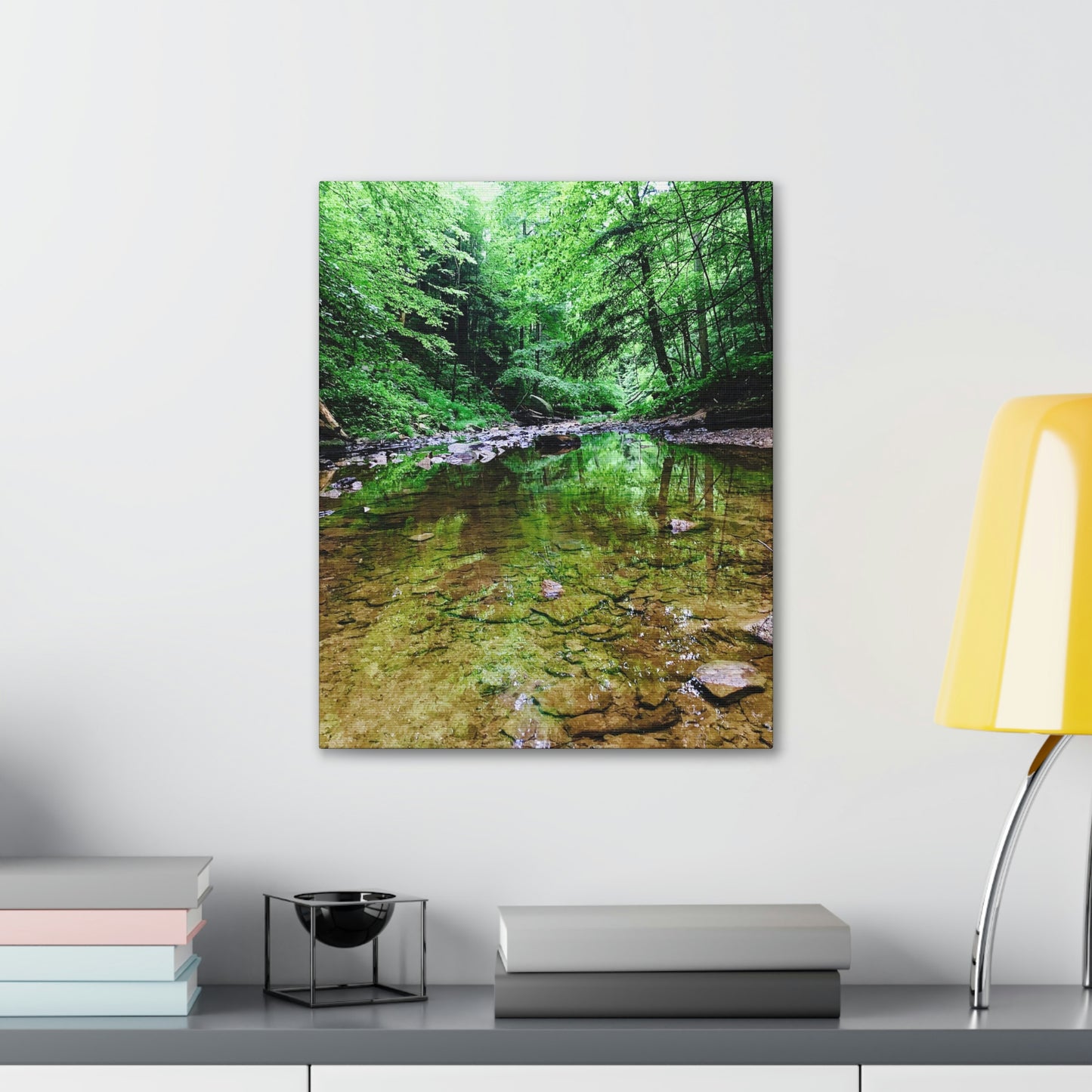 Forest Creek Bed, Nature Photography Canvas