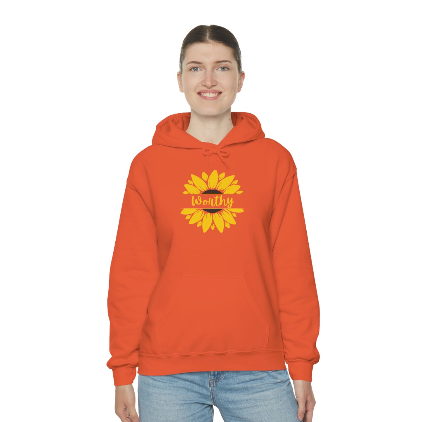 Worthy Sunflower Hooded Sweatshirt; Worthy Sunflower Hoodie