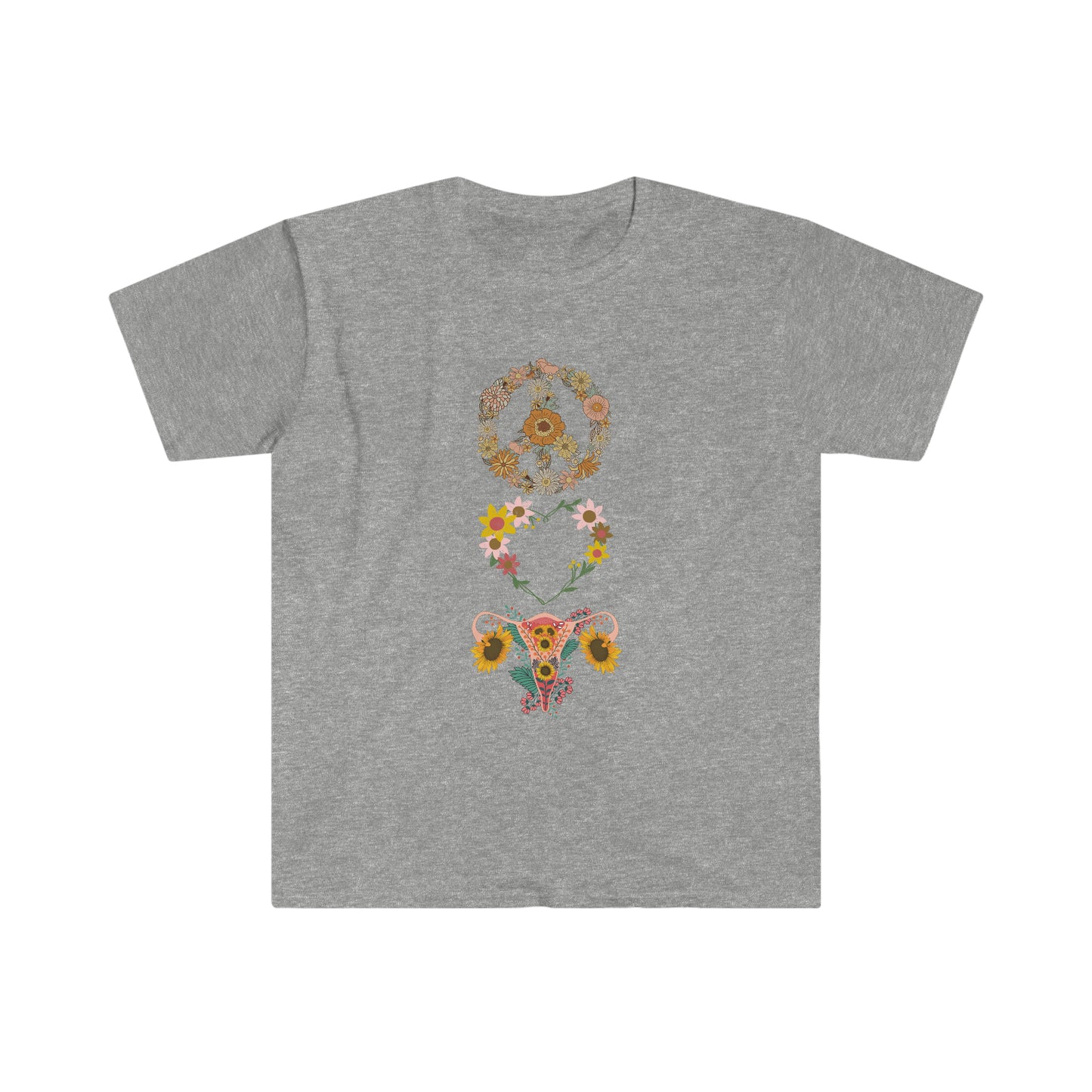 Peace, Love, and Women's Rights Tee