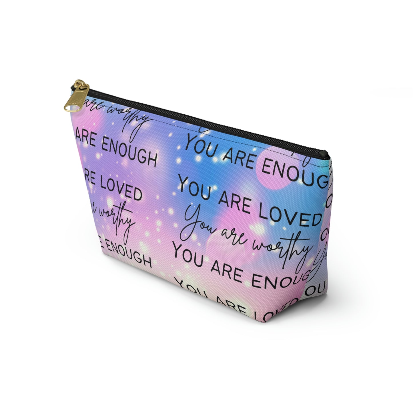 You Are... Worthy, Enough, Loved Mermaid Cosmetic/Travel Bag