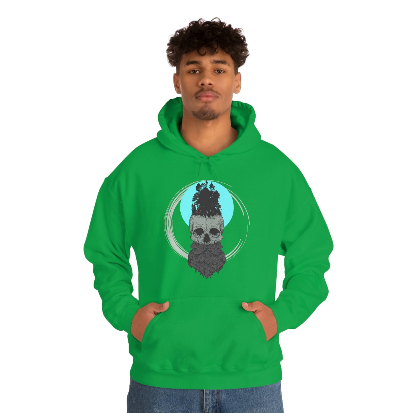 Big and Bearded Hoodie; Bearded Skull Hoodie