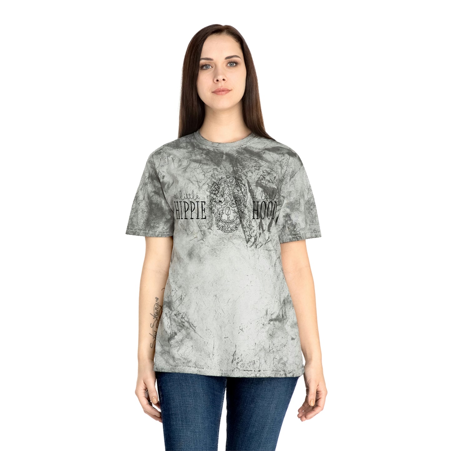 A Little Hippie, A Little Hood Color Blast T-shirt