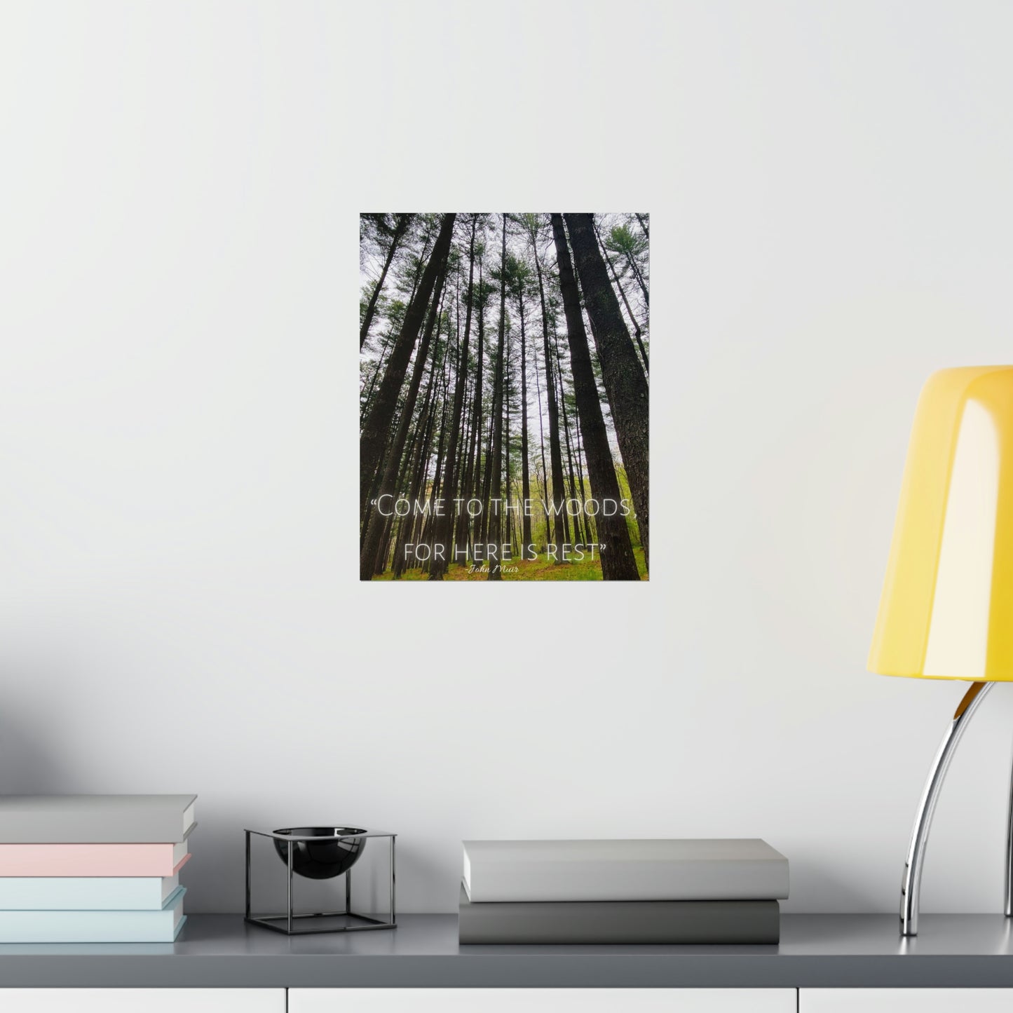 Come To The Woods, John Muir Quote Premium Poster