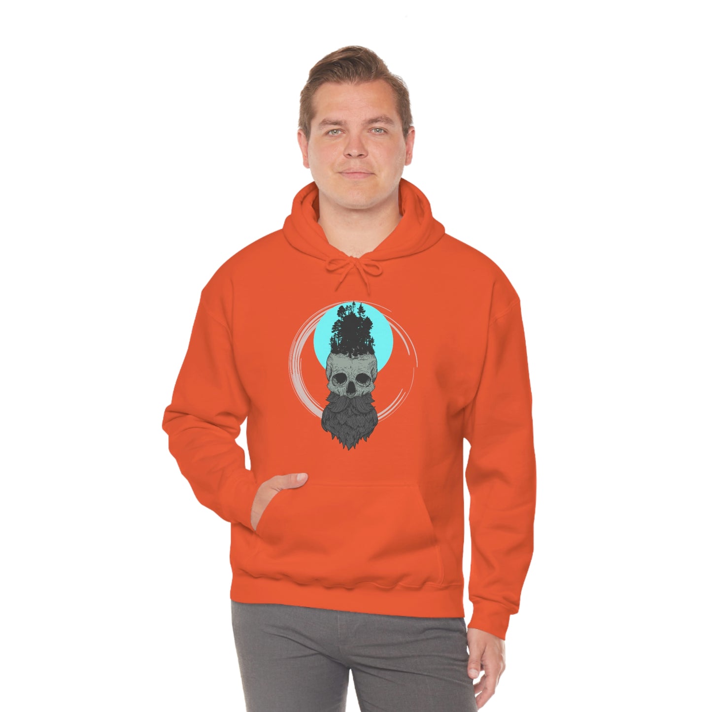 Big and Bearded Hoodie; Bearded Skull Hoodie