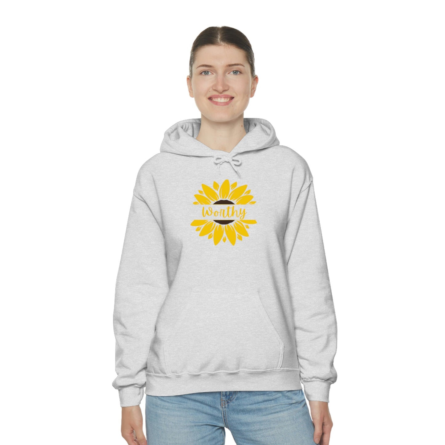 Worthy Sunflower Hooded Sweatshirt; Worthy Sunflower Hoodie