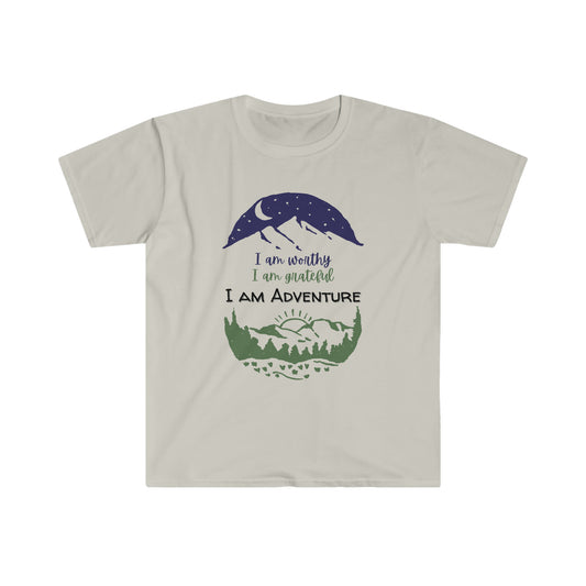 I am Adventure T-Shirt; Hiking Adventure Soft T-Shirt