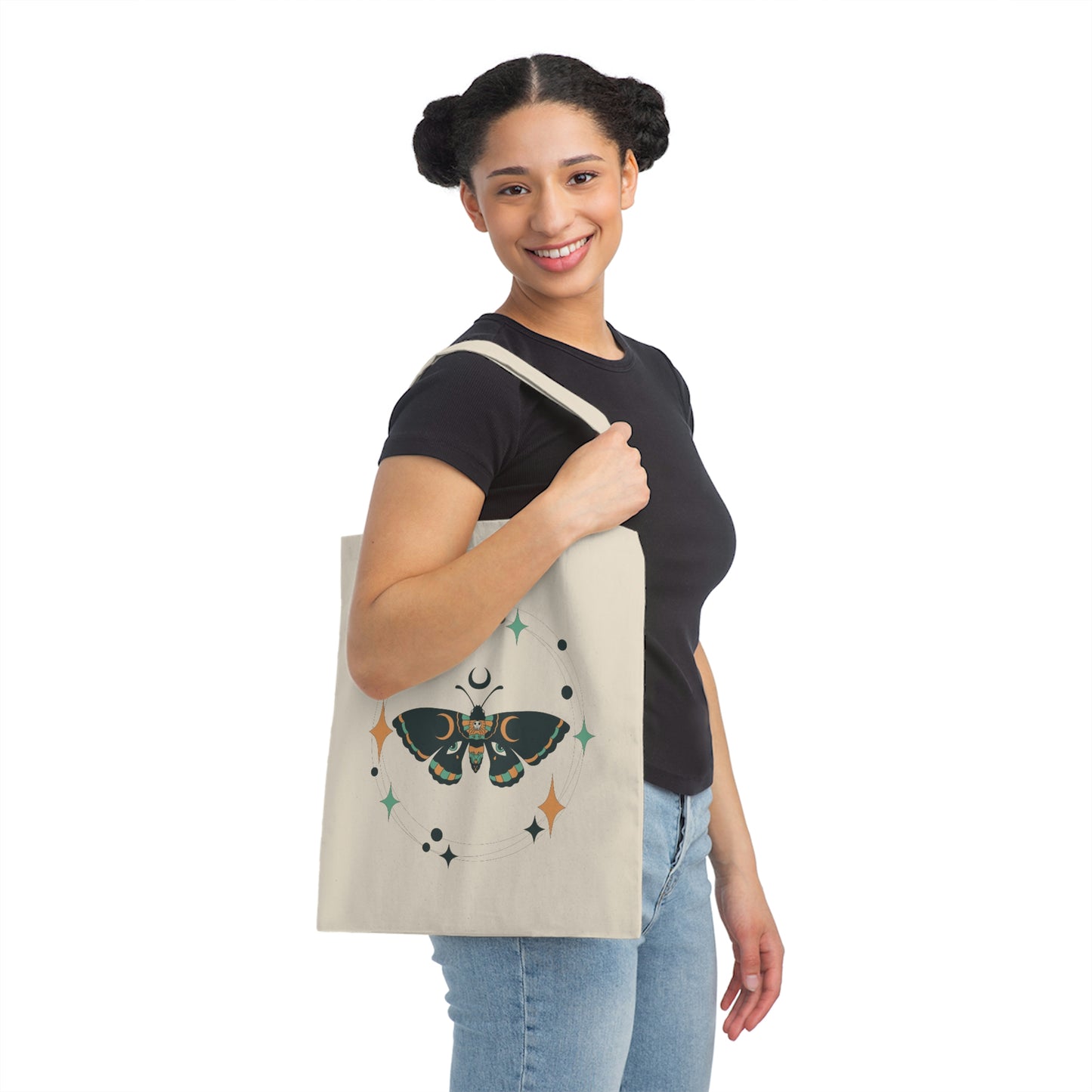 Transformation Moth/Butterfly Bag; Durable Tote Bag