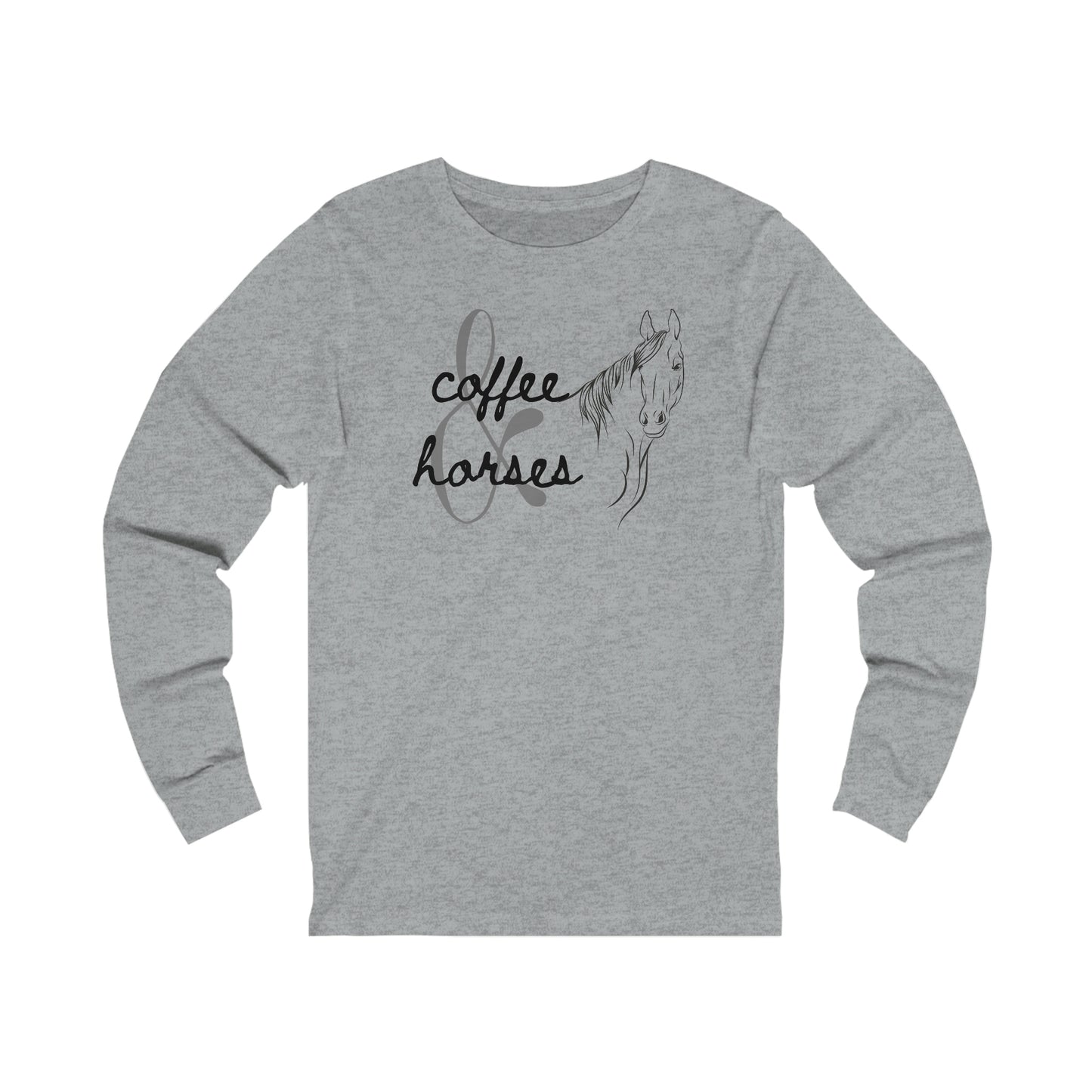 Coffee & Horses Long Sleeve Tee