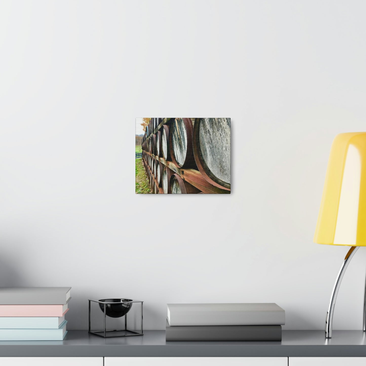 Wine Barrel Canvas; Photography Print Canvas