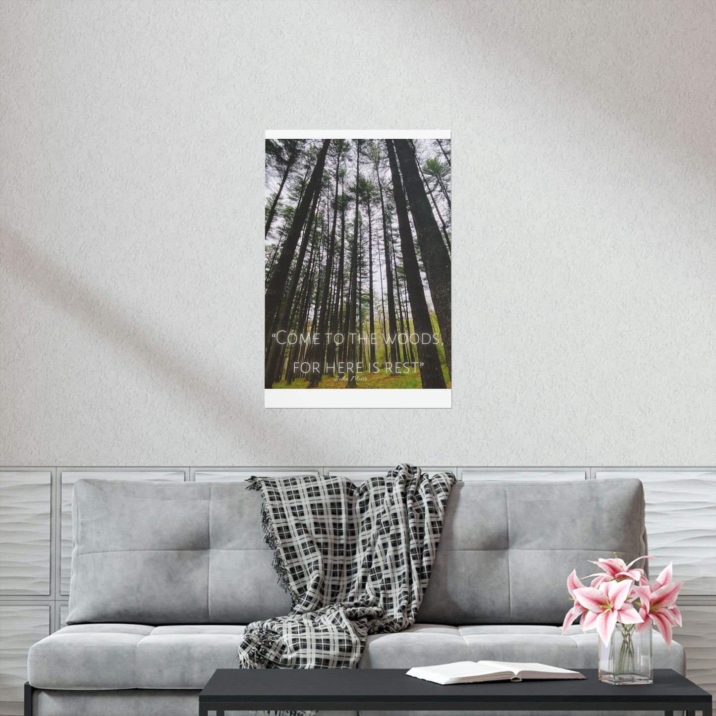 Come To The Woods, John Muir Quote Premium Poster