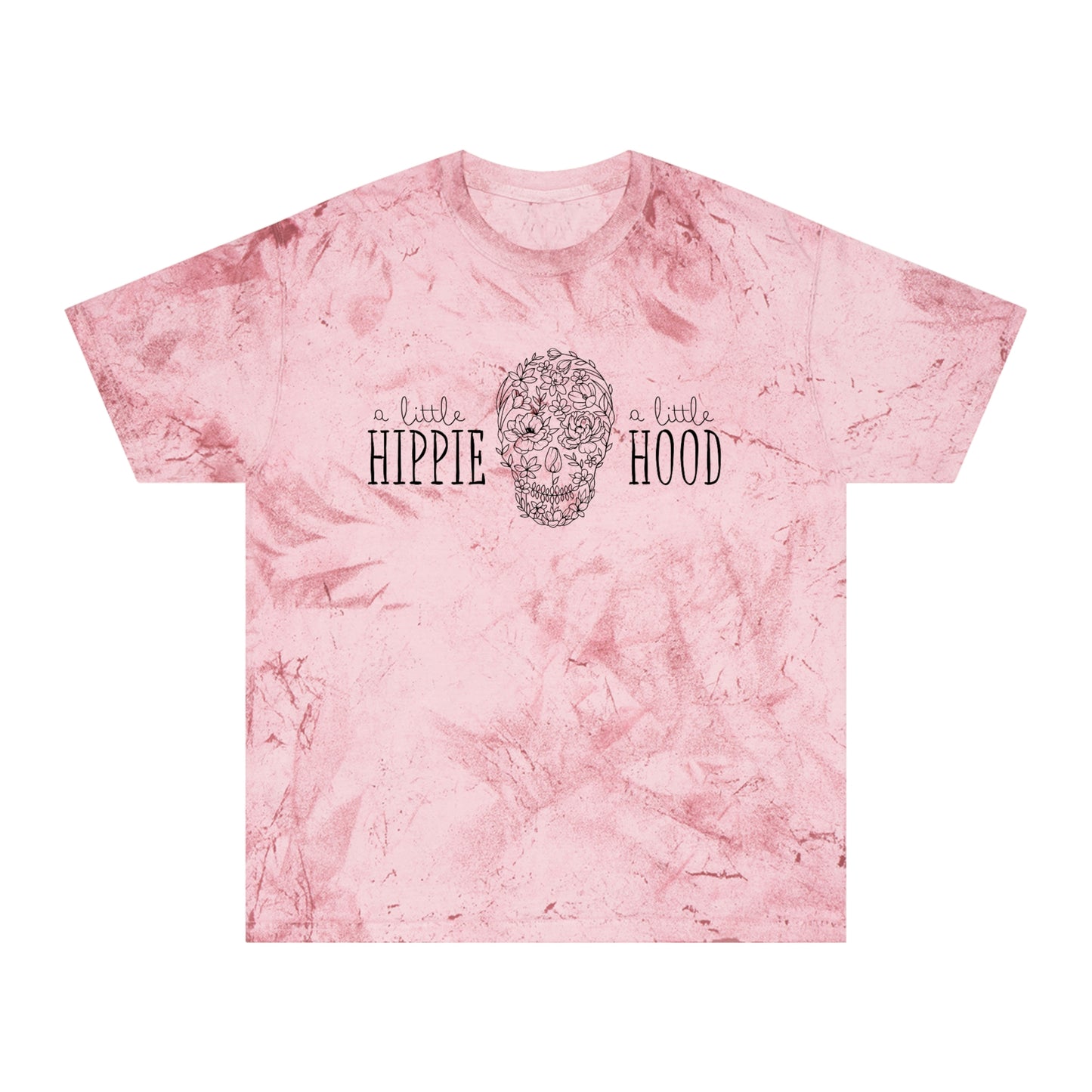 A Little Hippie, A Little Hood Color Blast T-shirt