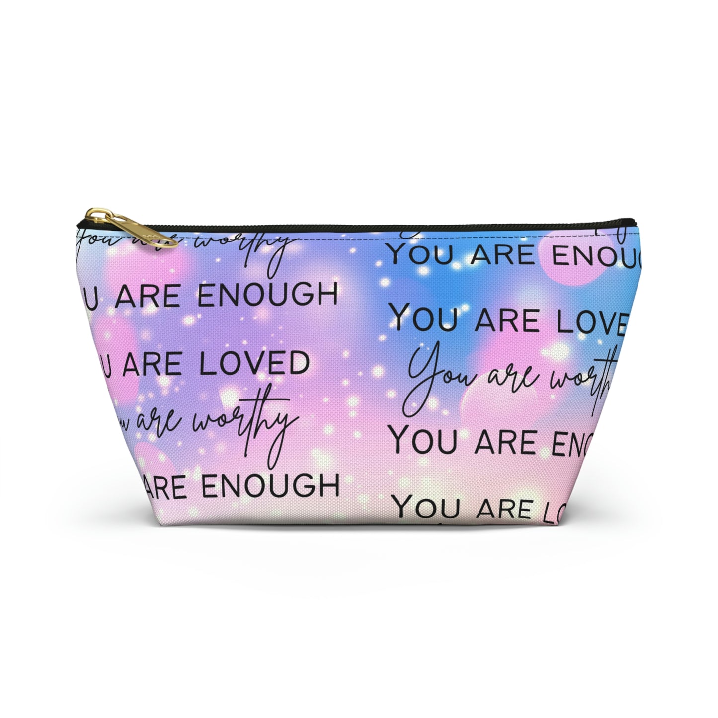 You Are... Worthy, Enough, Loved Mermaid Cosmetic/Travel Bag