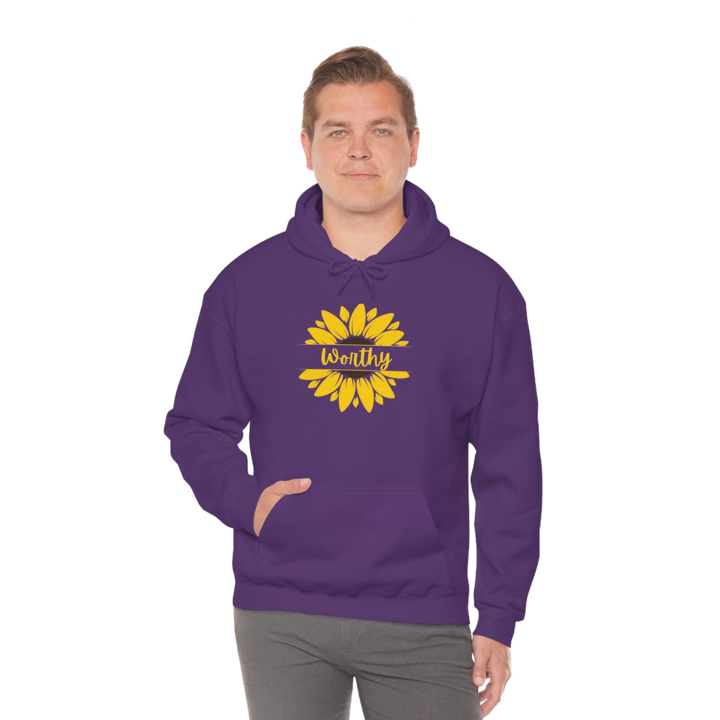 Worthy Sunflower Hooded Sweatshirt; Worthy Sunflower Hoodie