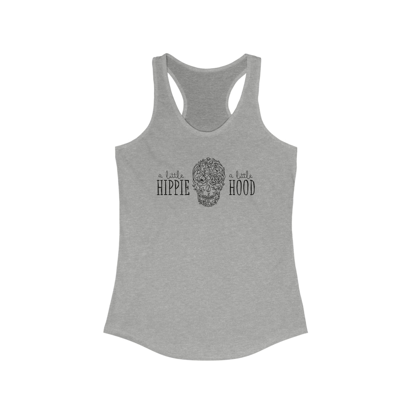 Little Hippie, Little Hood Racerback Tank