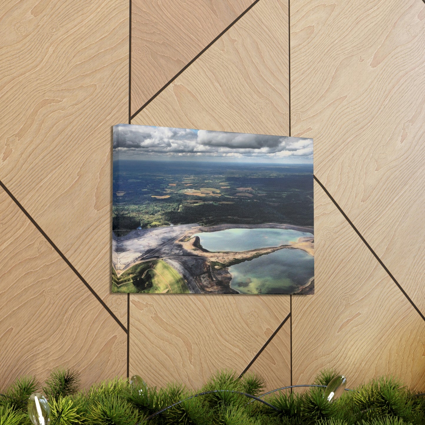 Sky View Canvas; Aerial Photography Canvas Print