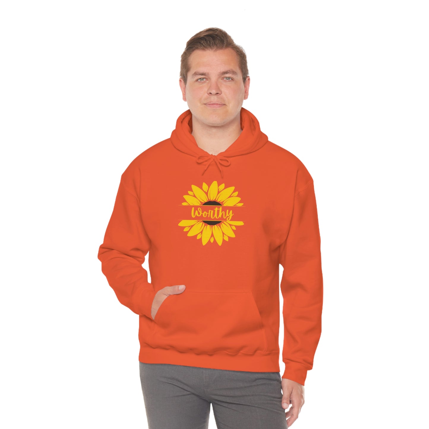 Worthy Sunflower Hooded Sweatshirt; Worthy Sunflower Hoodie