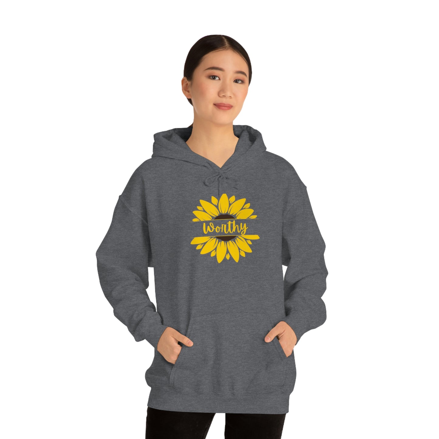 Worthy Sunflower Hooded Sweatshirt; Worthy Sunflower Hoodie