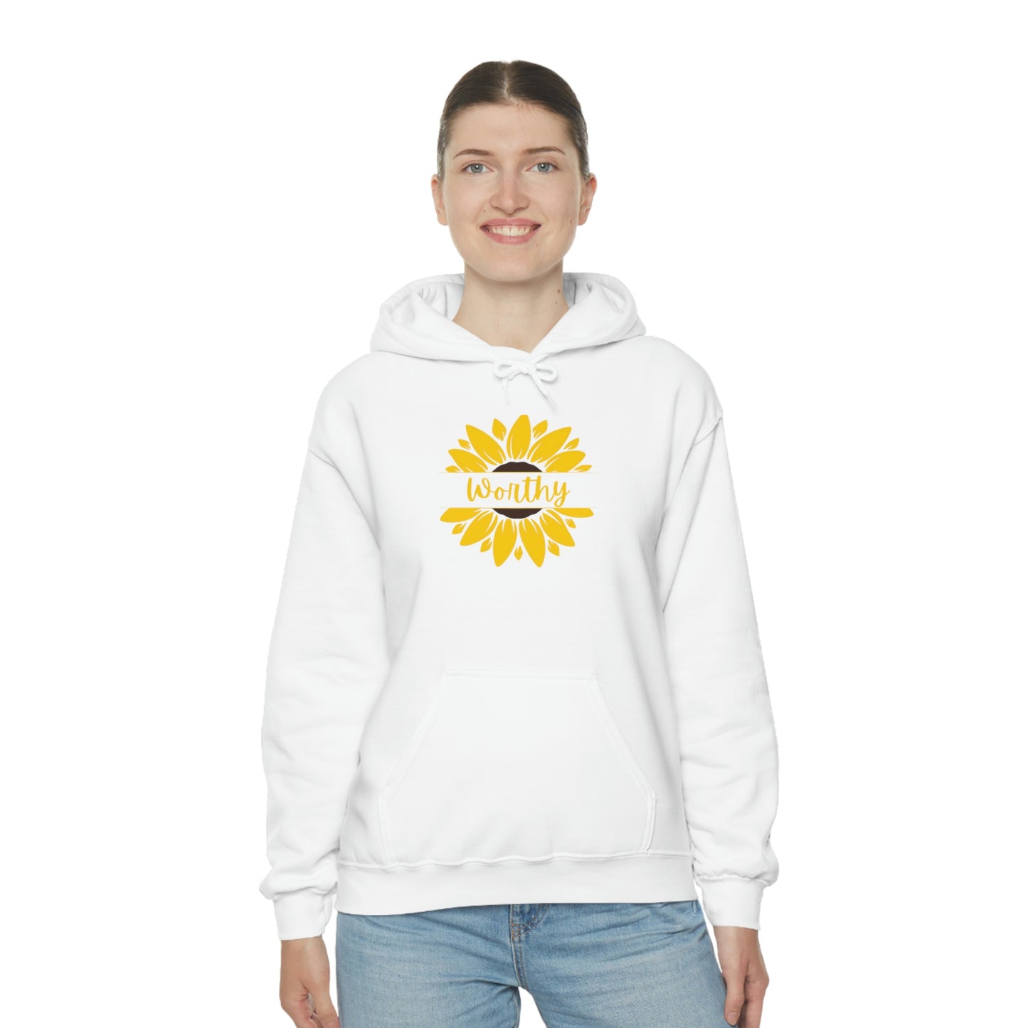 Worthy Sunflower Hooded Sweatshirt; Worthy Sunflower Hoodie