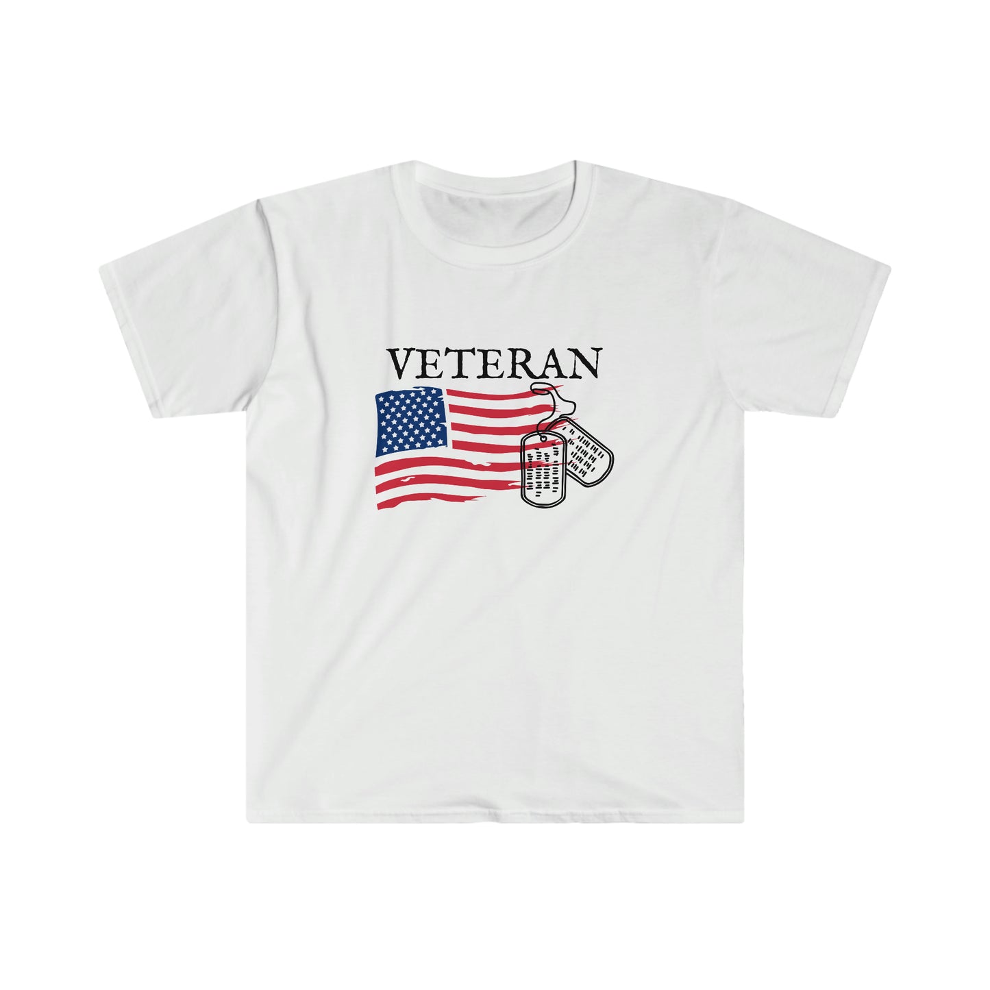 Veteran Softstyle T-Shirt; Veteran Shirt