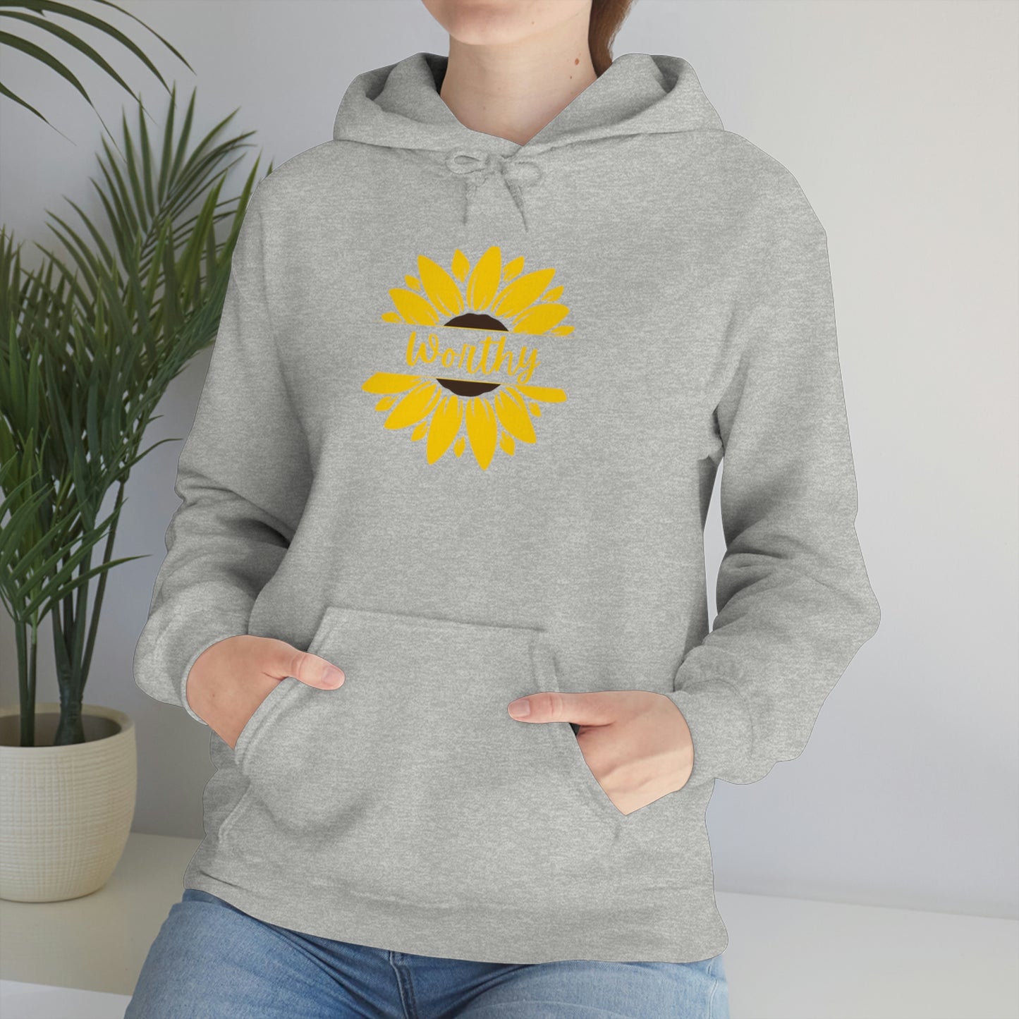 Worthy Sunflower Hooded Sweatshirt; Worthy Sunflower Hoodie