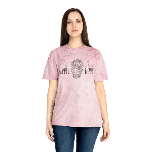 A Little Hippie, A Little Hood Color Blast T-shirt