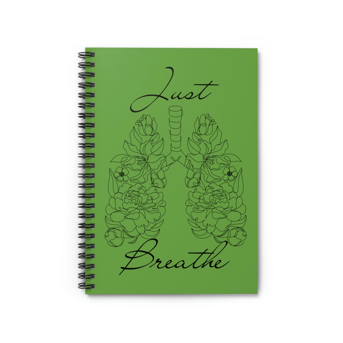 Just Breathe Spiral Notebook, Journal